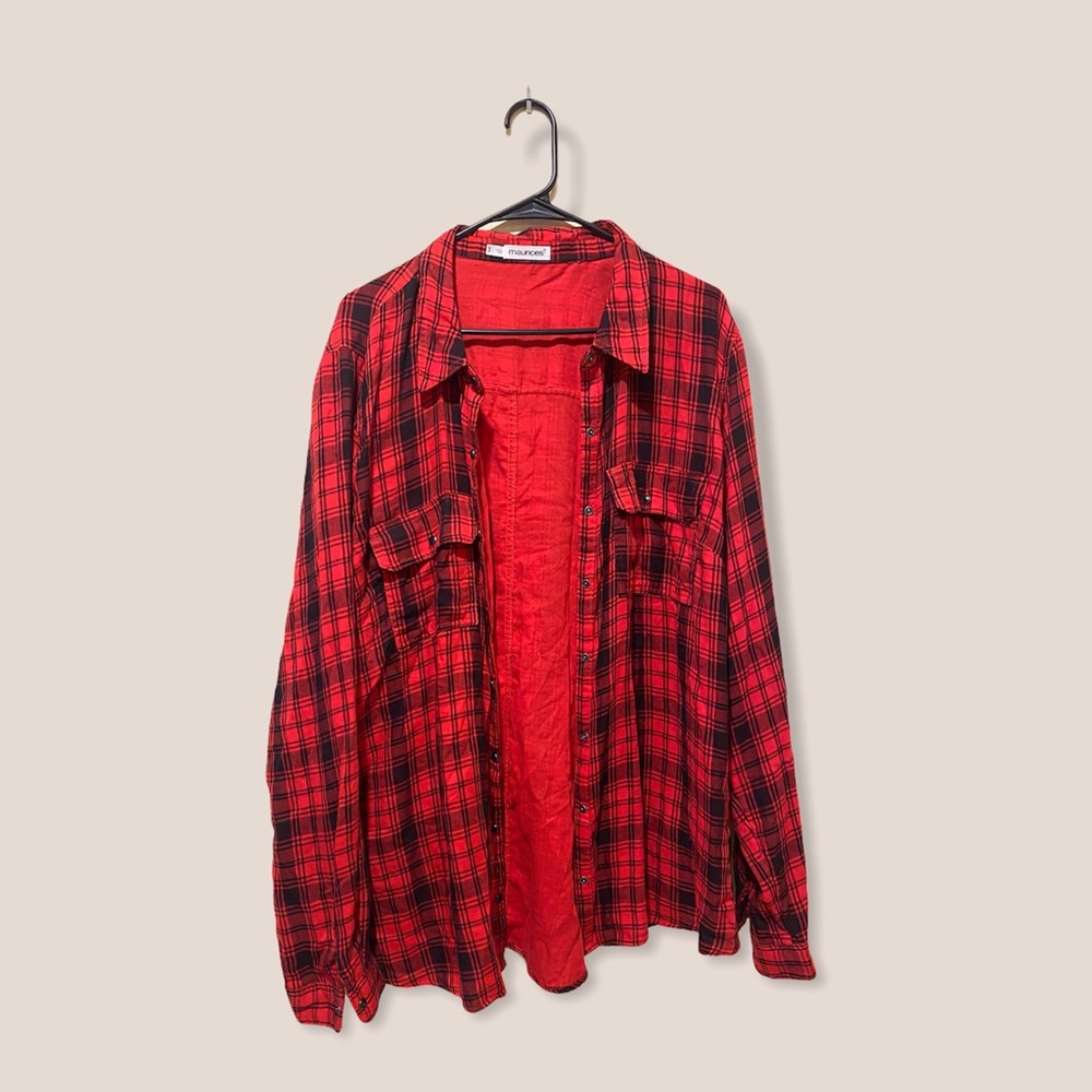 Oversized flannel